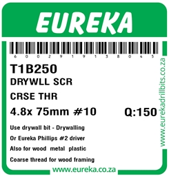 T1B250 - Drywall Screw -T1B250_Label_T